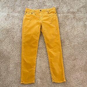 J. McLaughlin Mustard Corduroy Pants